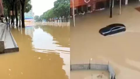 广西龙州二次洪水