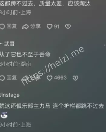 公马跳栏摔颈