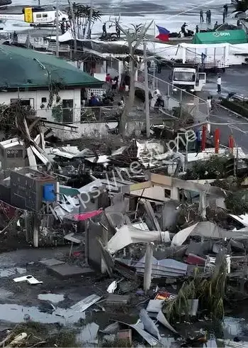 菲律宾地震灾情