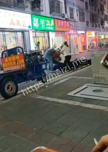 横岗街头夫妻最后画面