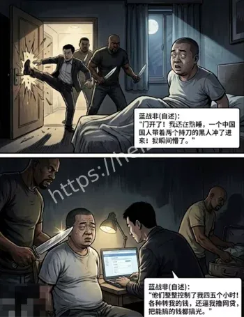 蓝战非被绑架完整录像