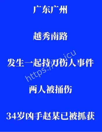 广州越秀南路伤人