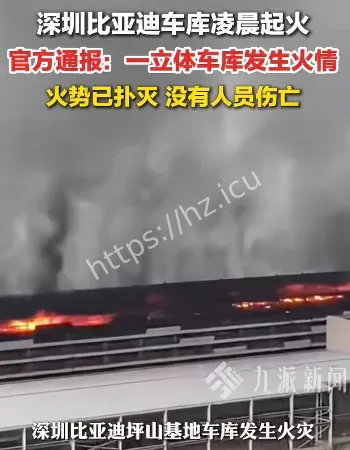 比亚迪车库火情