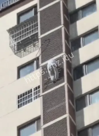 独居老人反锁卧室爬空调护栏