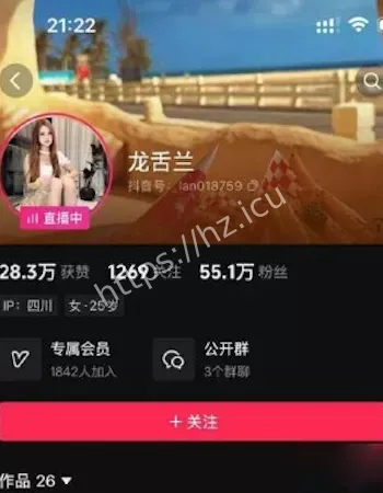 抖音高颜值博主