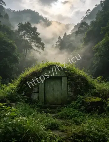 深山古墓冒出白雾异象