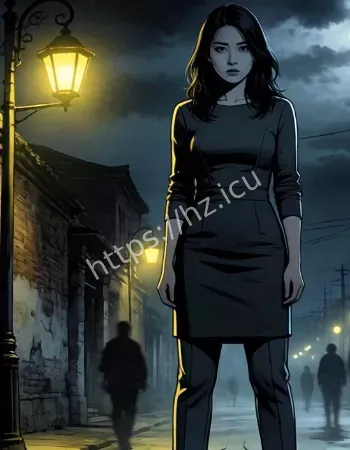 女子深夜穿特制怪鞋