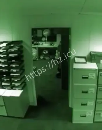 深夜监控诡异画面